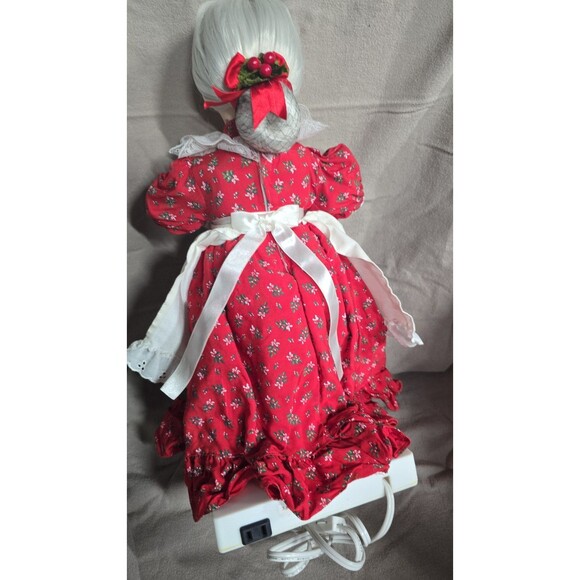 Telco Motionette Kissing Santa Claus Animated  Figurine - Picture 3 of 7